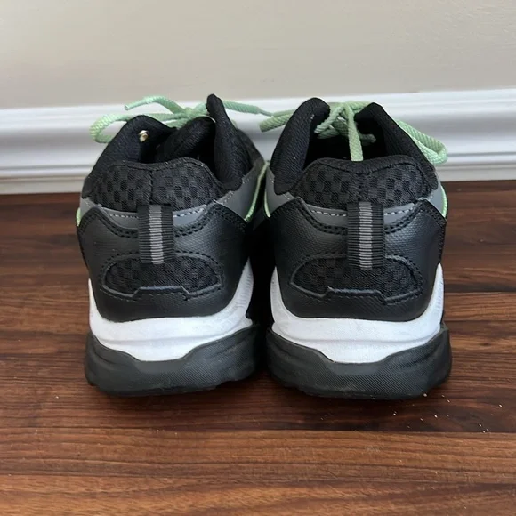 Avenger Black and Green Safety Toe Work Sneakers‎ Women’s 8 Wide - Picture 4 of 11